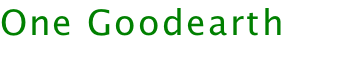 One Goodearth